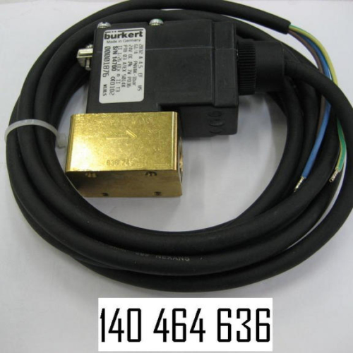 140464636 - PROPORTIONAL MAGNETIC VALVE 1/4"" DN4,5, 24V, BUERKERT 2832 A 00